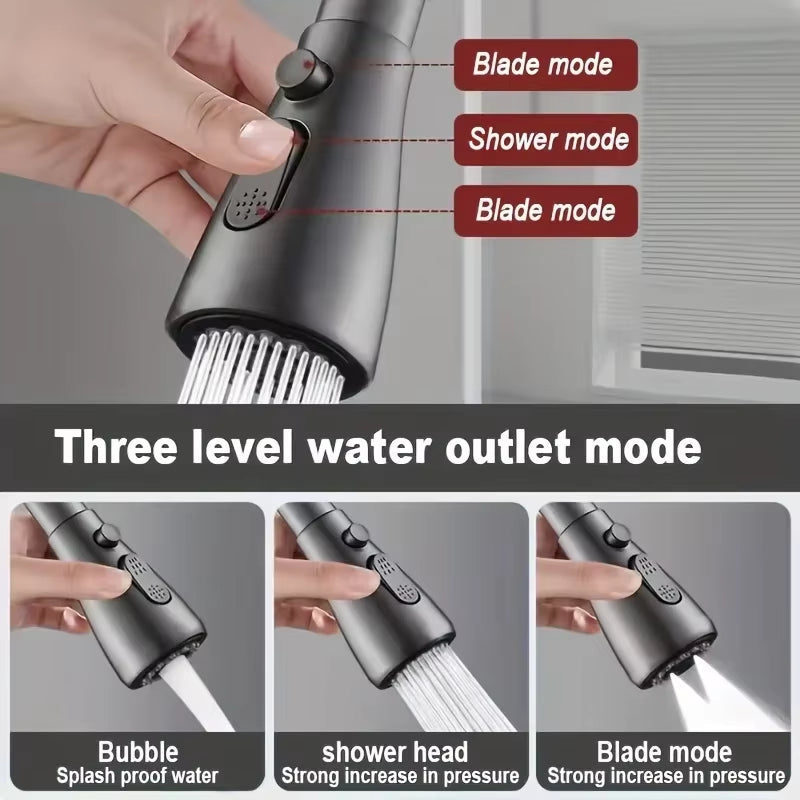 360° Swivel Faucet Extender - 3-Mode Spray
