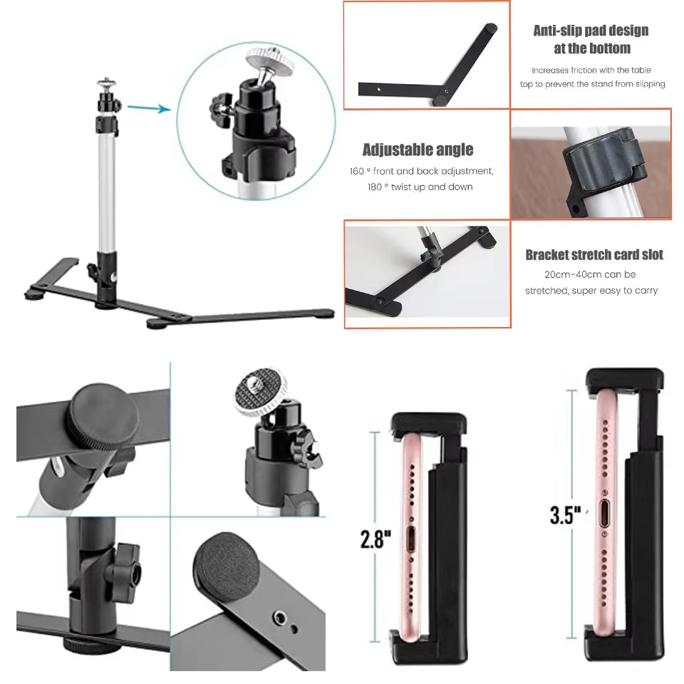 Ring LED Light with Tripod Stand