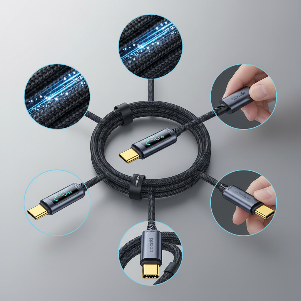 Fast Charge C-Cable - 240W / Digital Display
