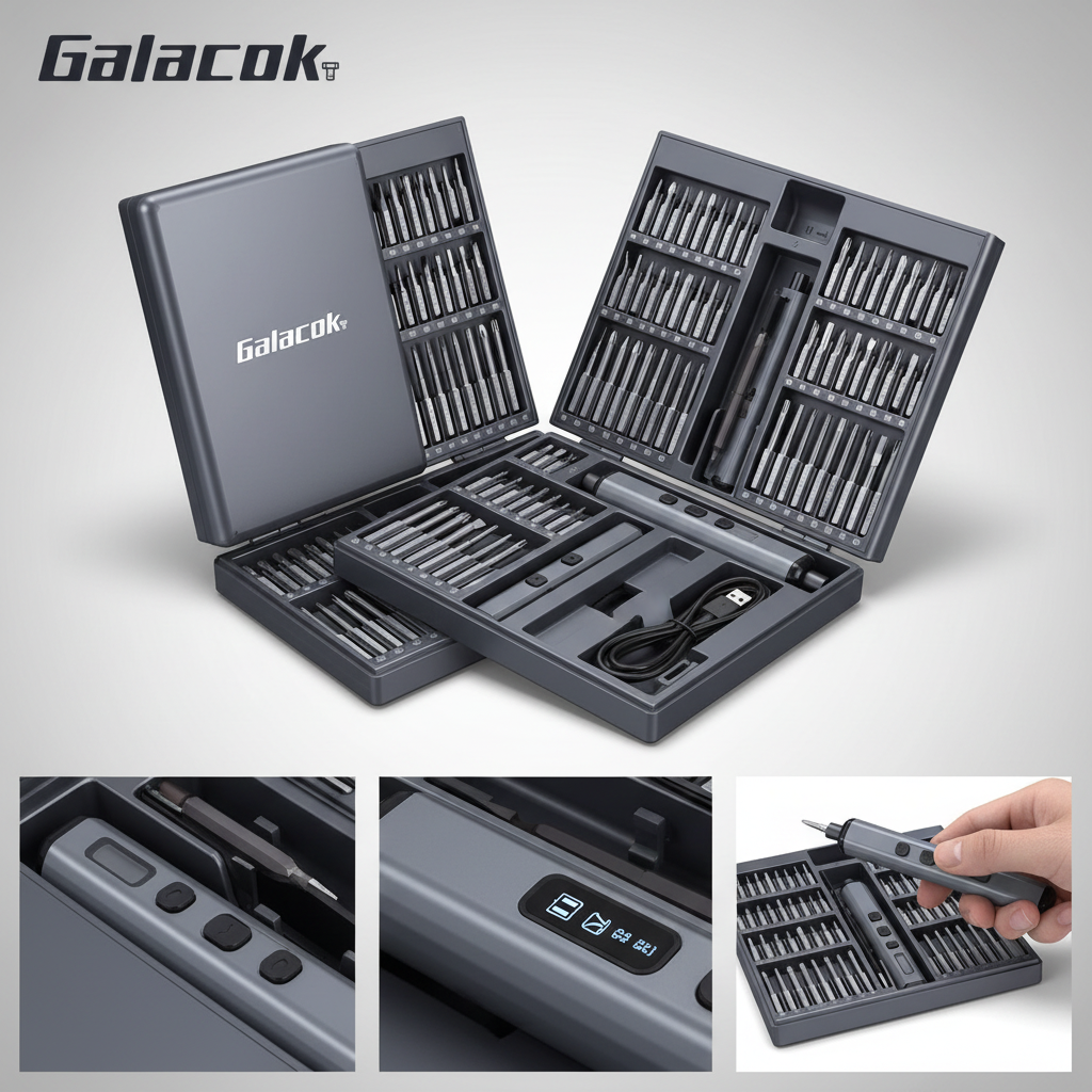 68-in-1 Electric Screwdriver Set