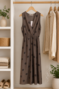 Klänning Linetta brown