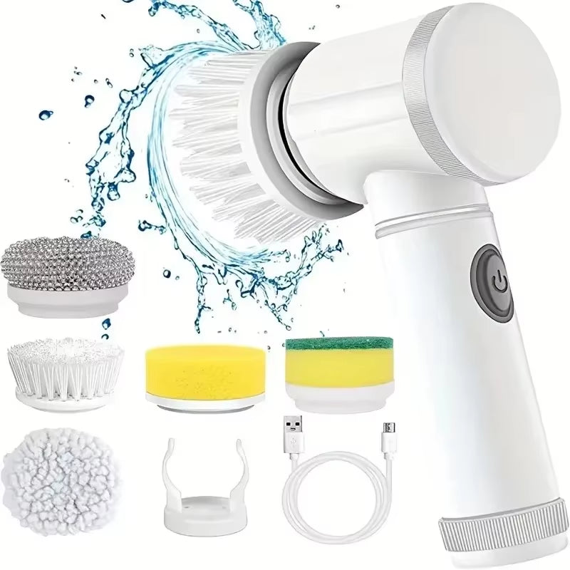 5 in 1 Cordless Spin Scrubber - Brush Heads