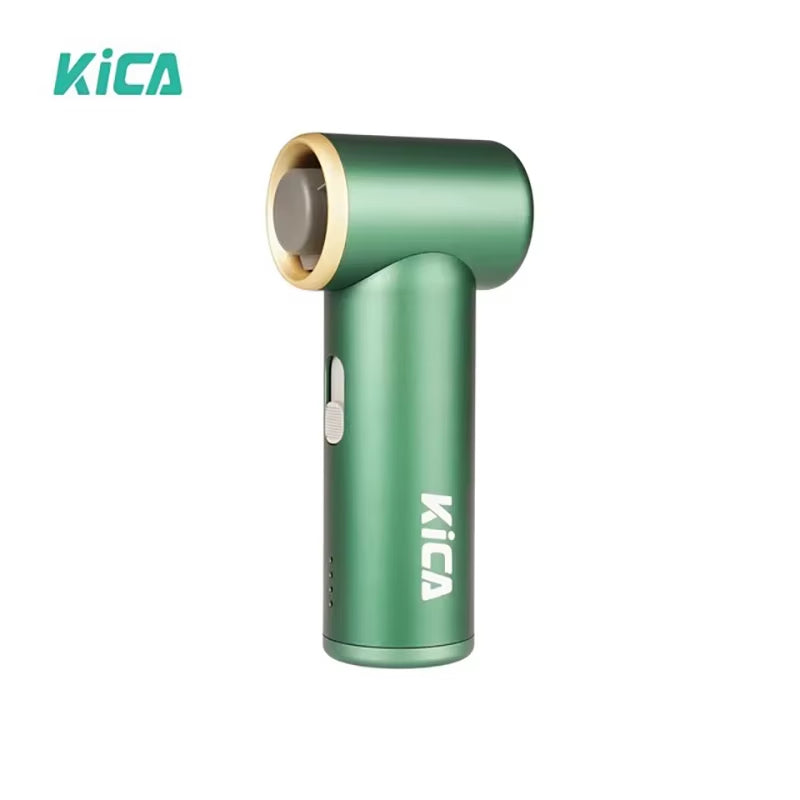 KICA 3000Mah Mini Turbo Jet Fan Turbine Outdoor Jet Brushless Motor Portable Handheld Fan Cooling Appliance Blower