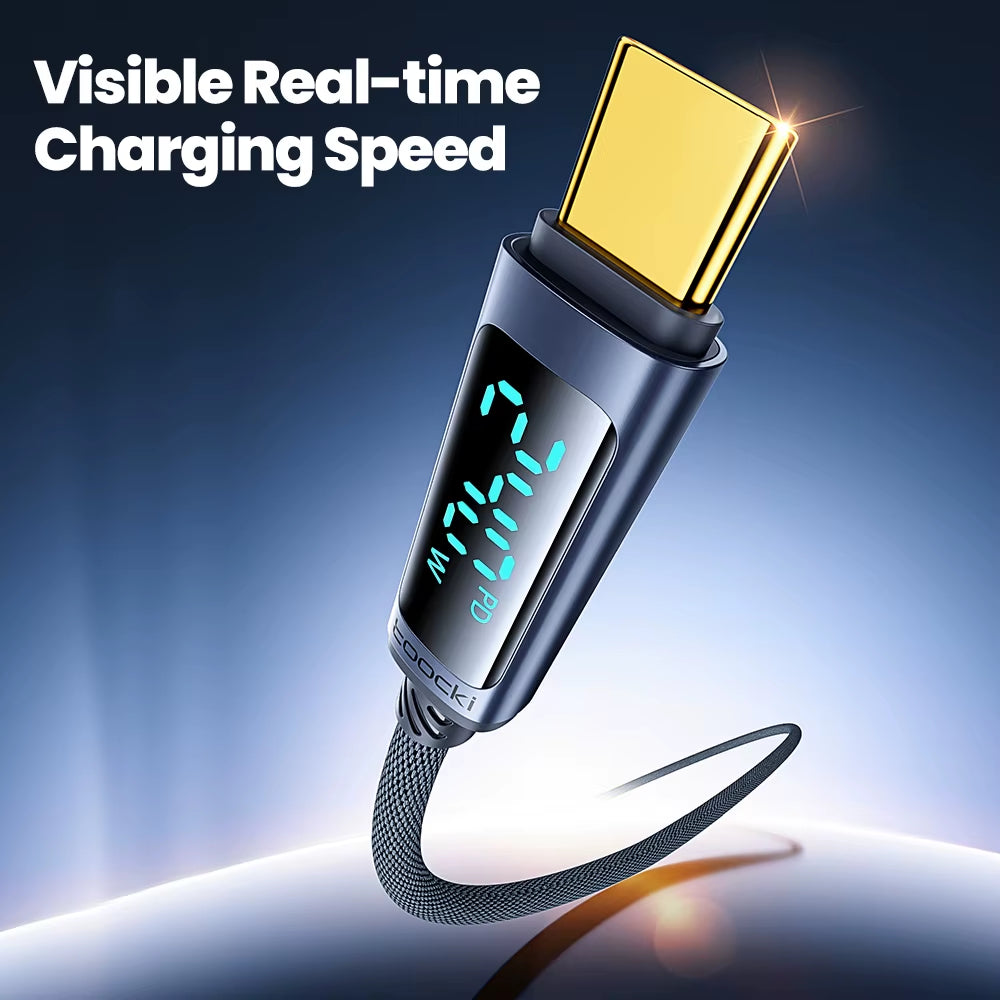 Fast Charge C-Cable - 240W / Digital Display