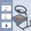 26CM Photography Lighting Vlog Youtube Fill Ring Light Lamp Live COOK Phone Ringlight Tripod Stand Photo Led Selfie Remote
