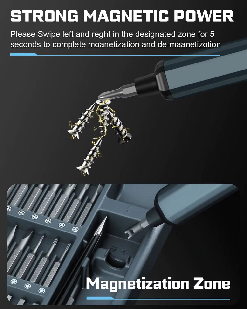 68-in-1 Electric Screwdriver Set