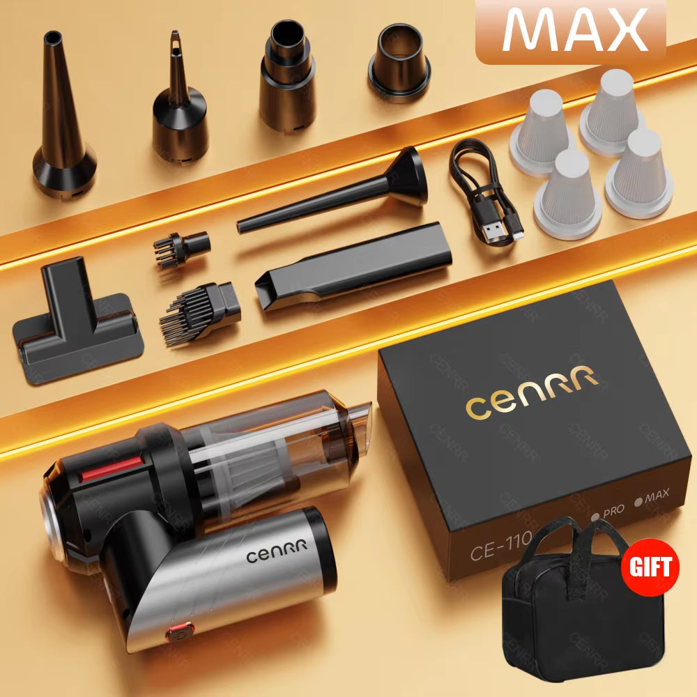 998000PA Car Vacuum Cleaner Strong Suction Powerful Handheld Wireless Vacuum Cleaner Mini Blower for Home Appliance
