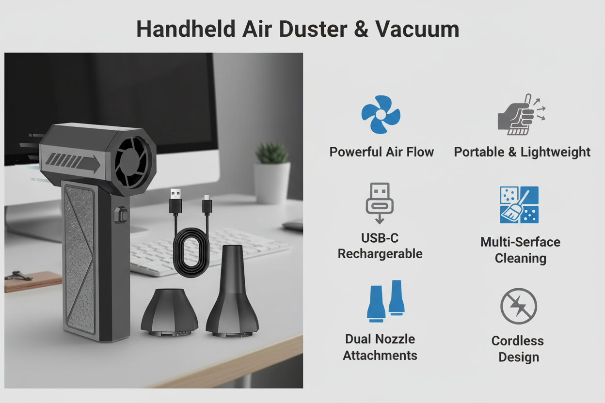 Powerful Air Blower - Portable / 4 Speed