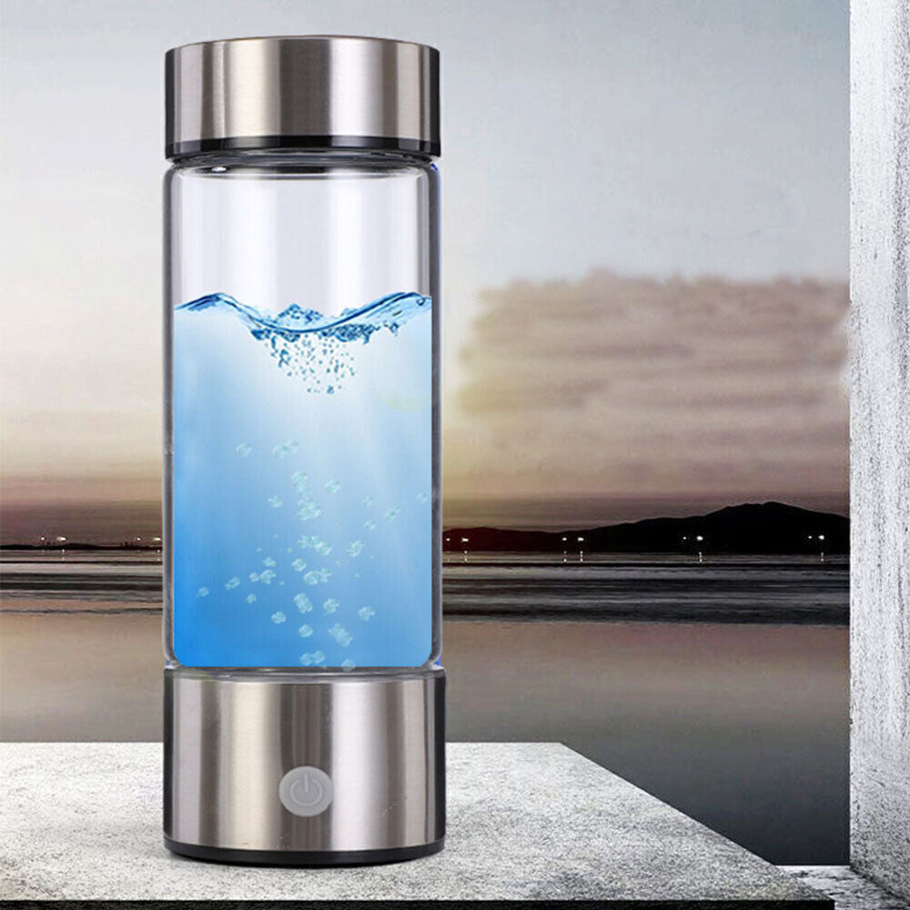 Hydrogen Water Bottle - 420ml Alkaline Water Generator