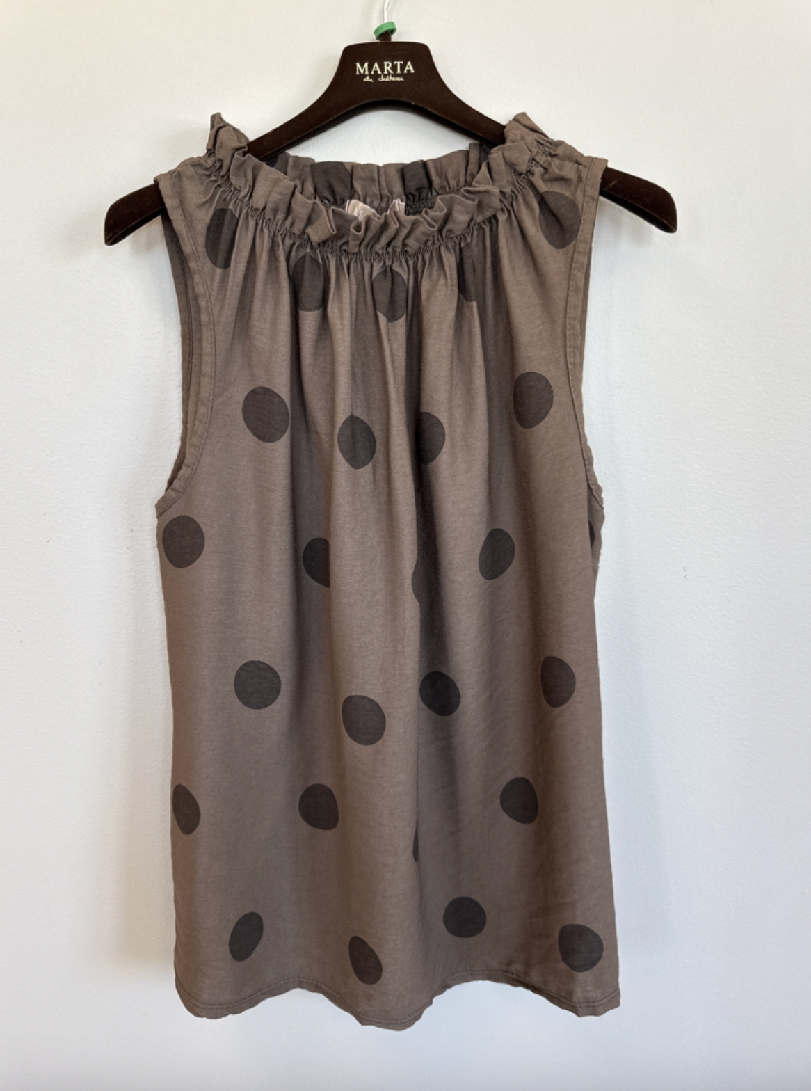 Blus topp Lucina - Brun