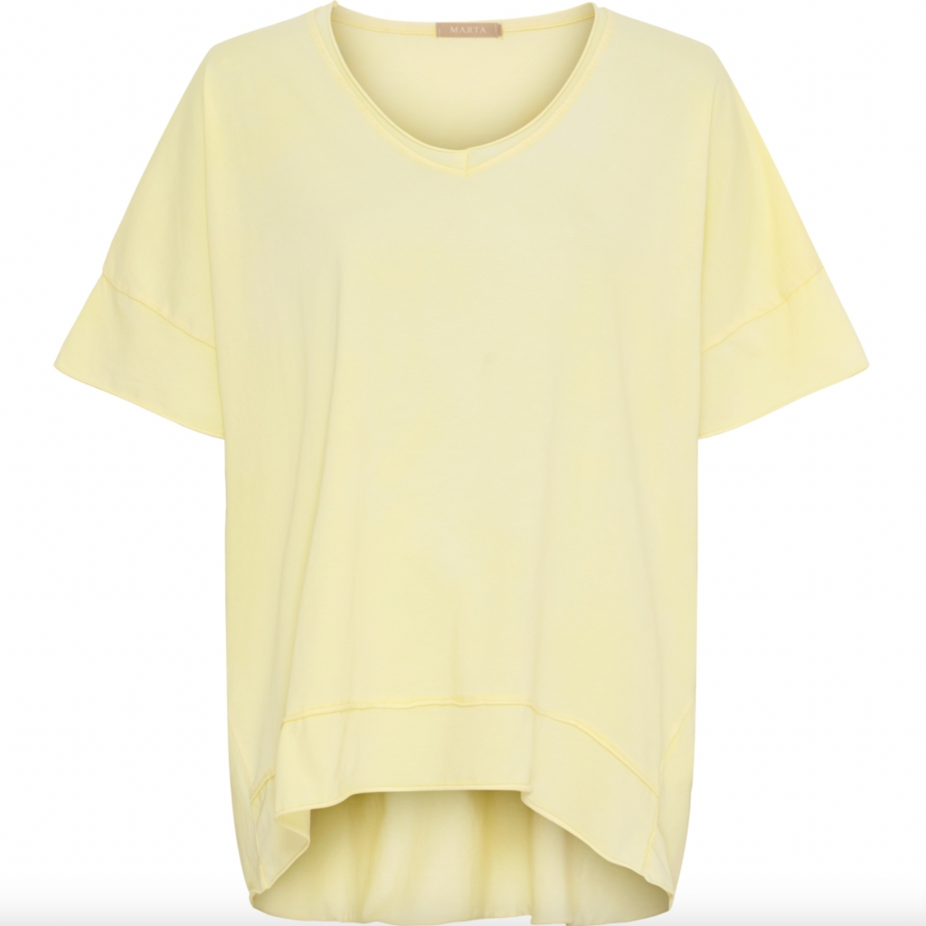 T-shirt gul Oversize