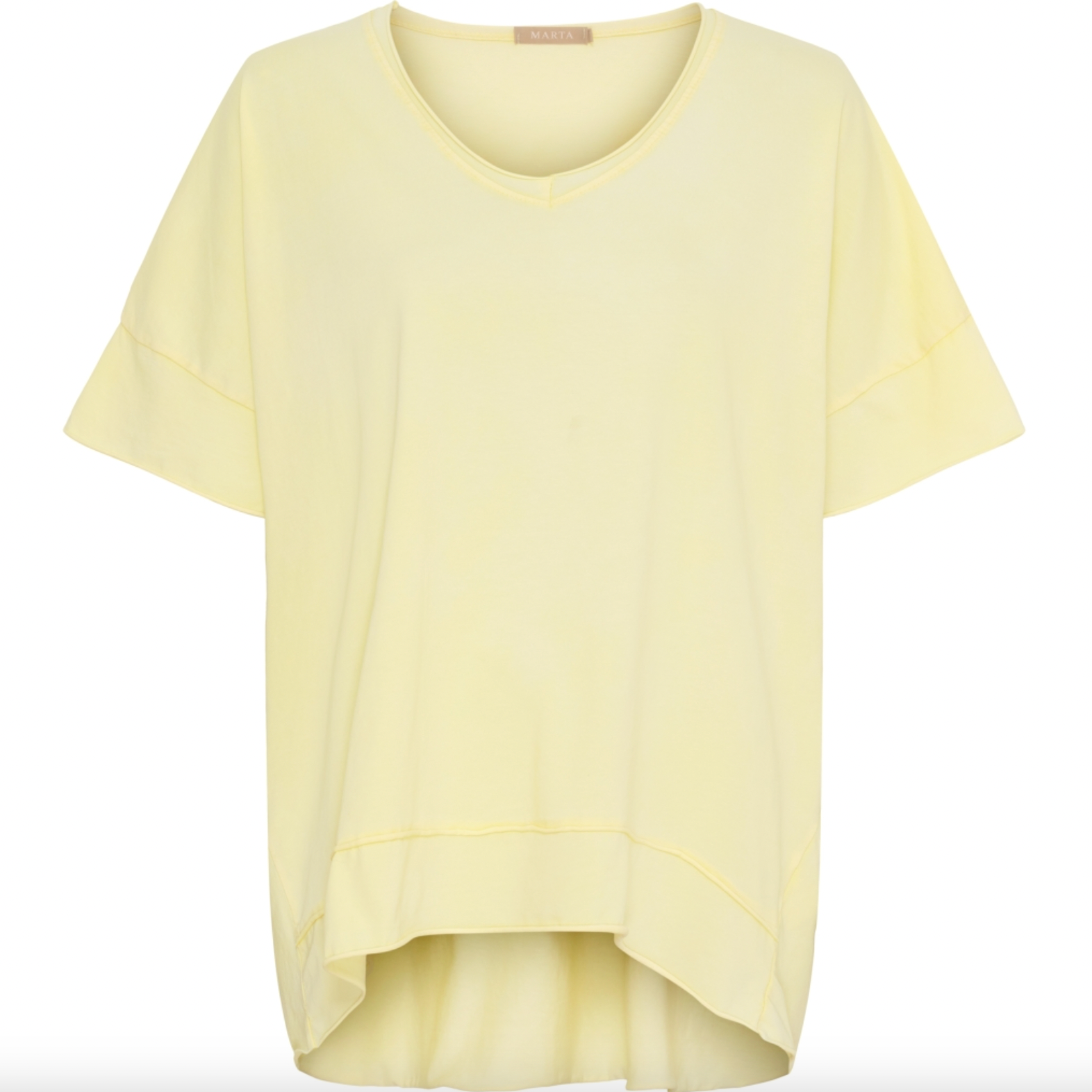 T-shirt gul Oversize