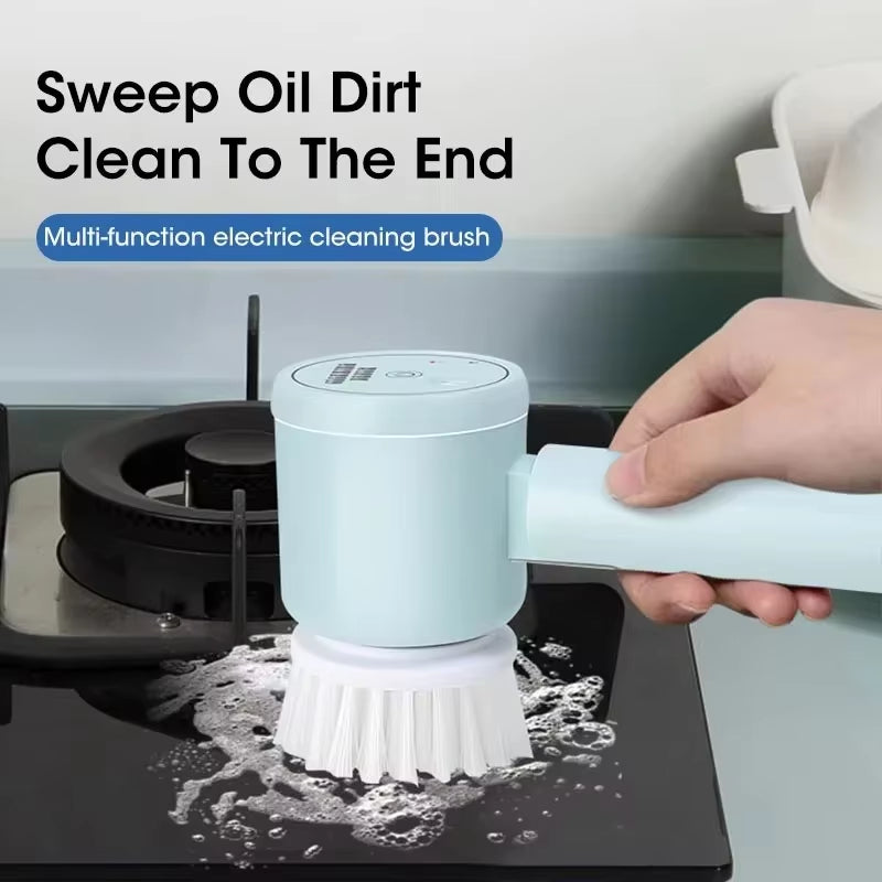 5 in 1 Cordless Spin Scrubber - Brush Heads