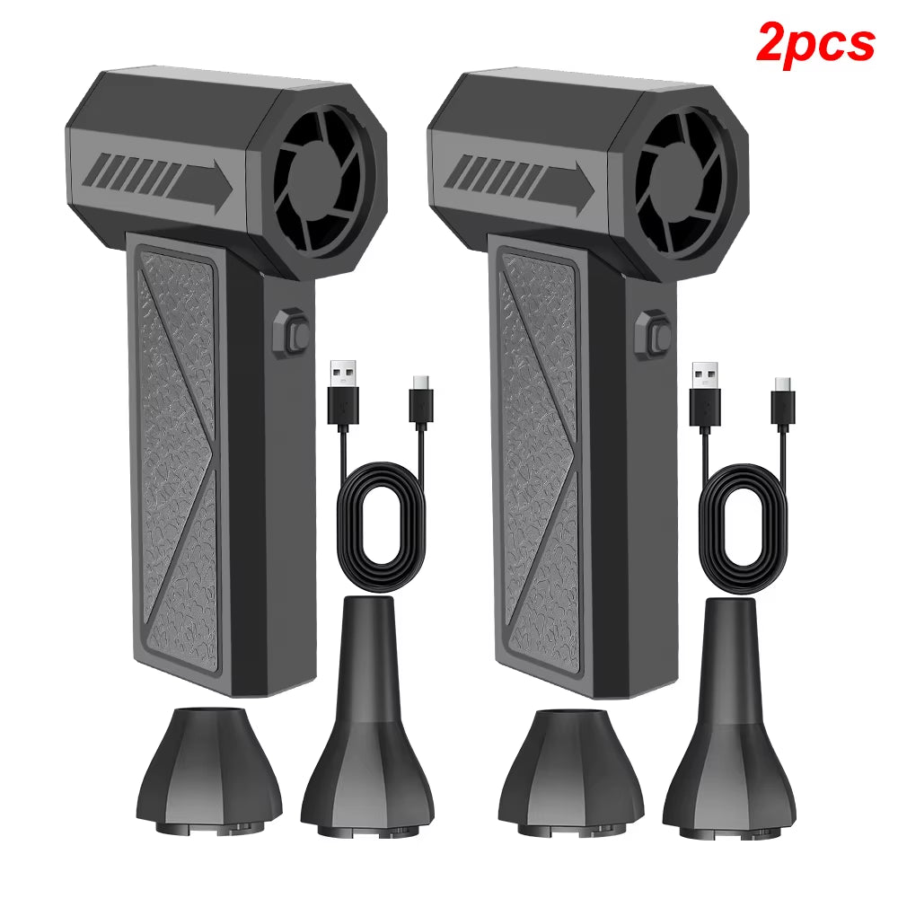 Electric Air Duster 130000RPM 80W Portable 4 Gear Car Washer Blowing Interior Seat Dashboard Clean Blower Turbo Fan Cordless