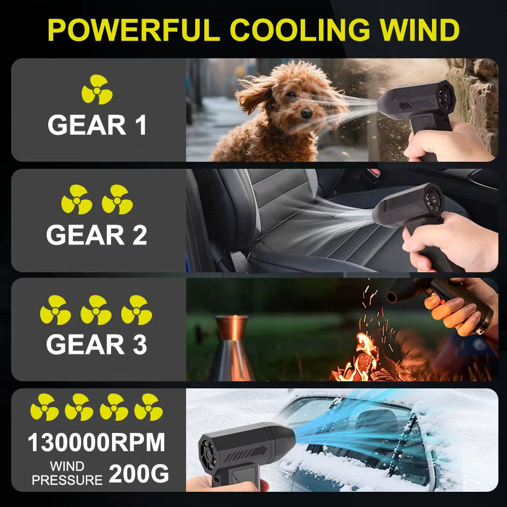 Powerful Air Blower - Portable / 4 Speed