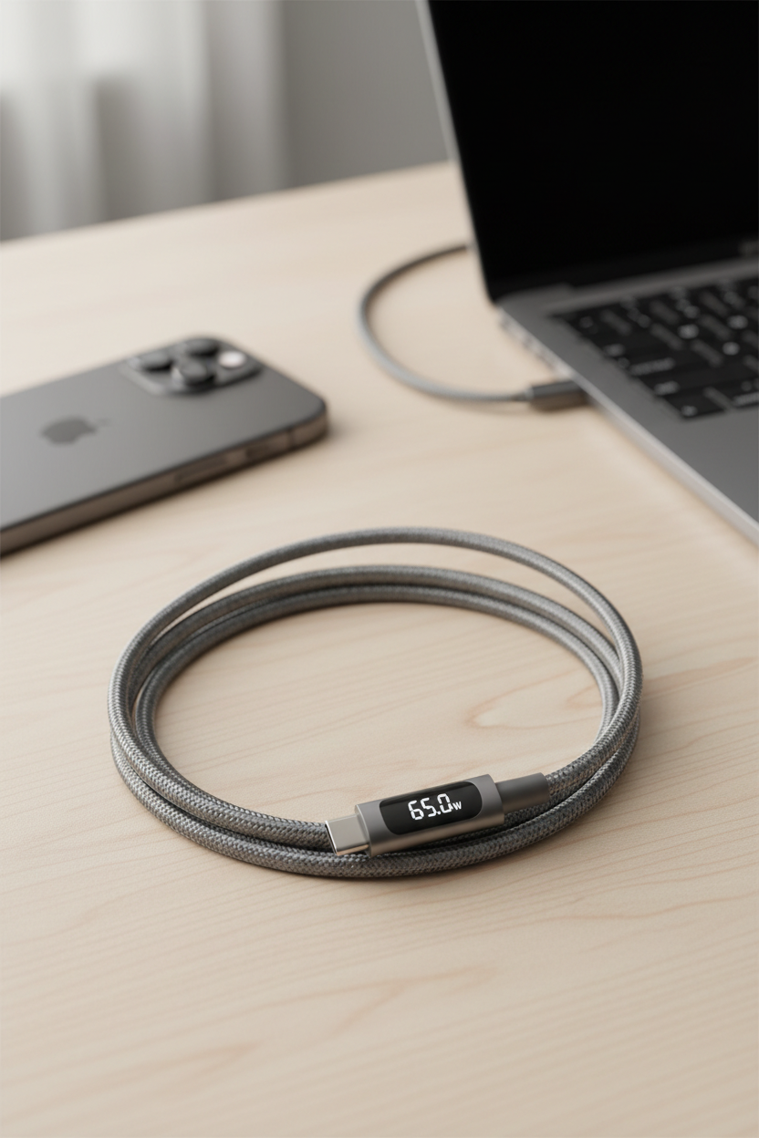 Fast Charge C-Cable - 240W / Digital Display