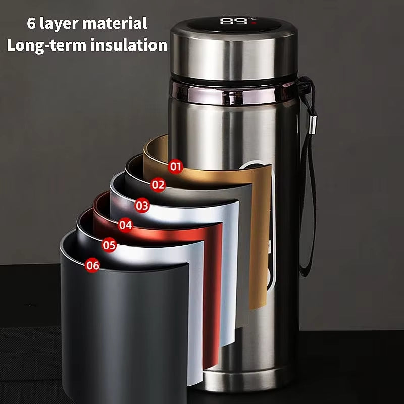 LED Insulated Flask - Temp Display