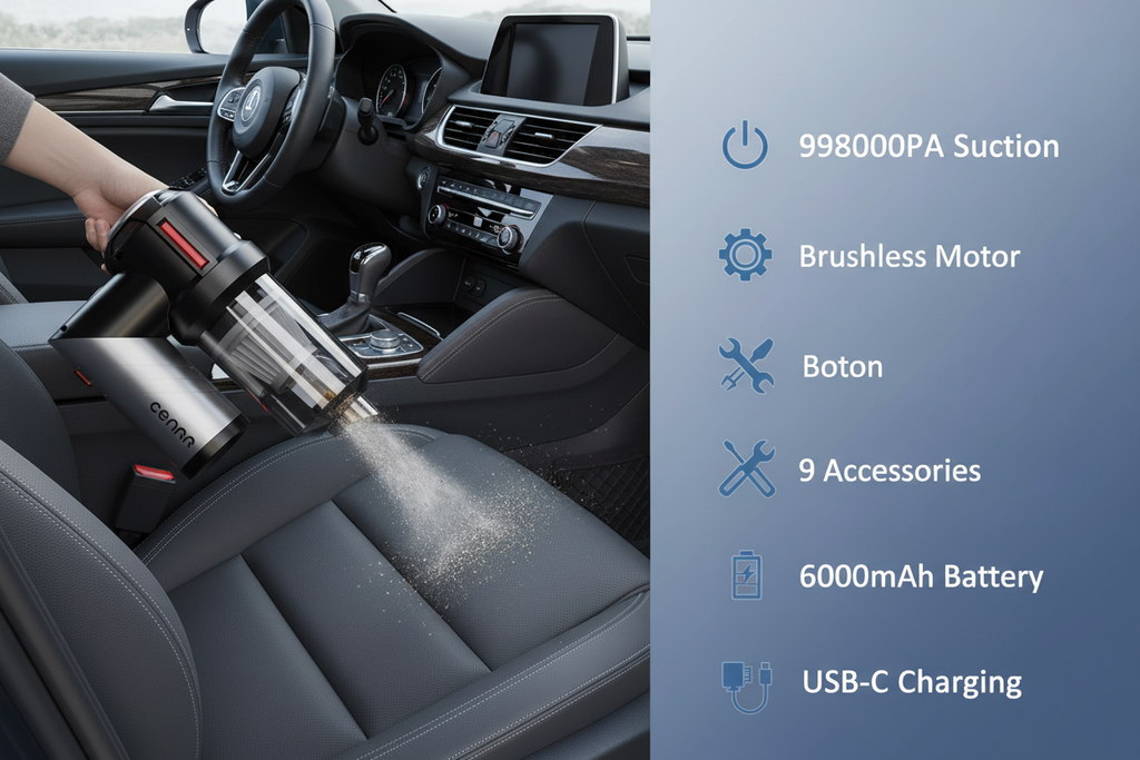 9-in-1 Powerful Vacuum  - Portable
