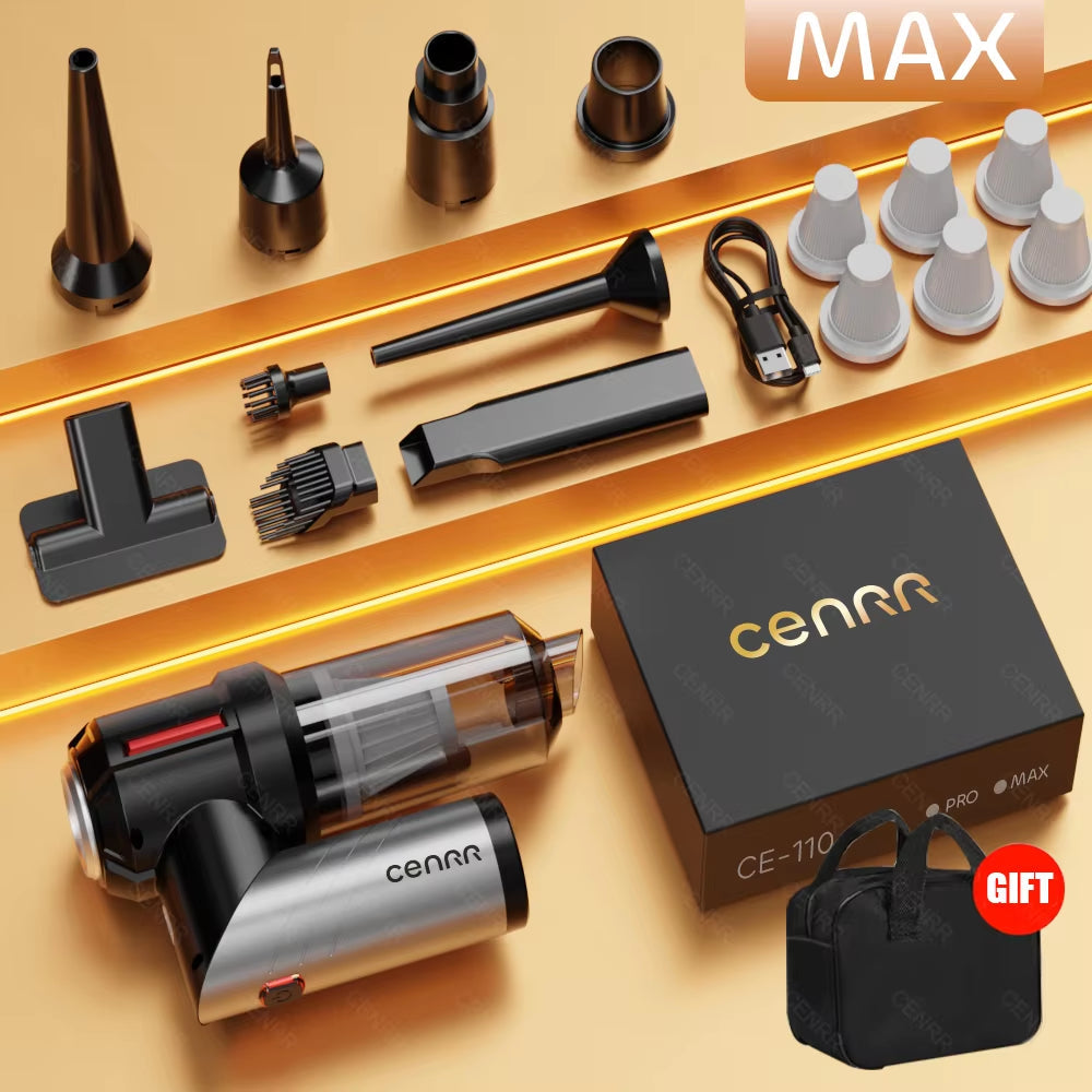 998000PA Car Vacuum Cleaner Strong Suction Powerful Handheld Wireless Vacuum Cleaner Mini Blower for Home Appliance