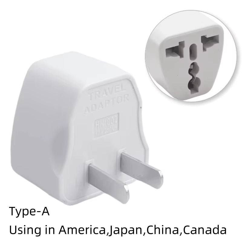 Universal Travel Plug Adapter (EU/US/UK/AU)