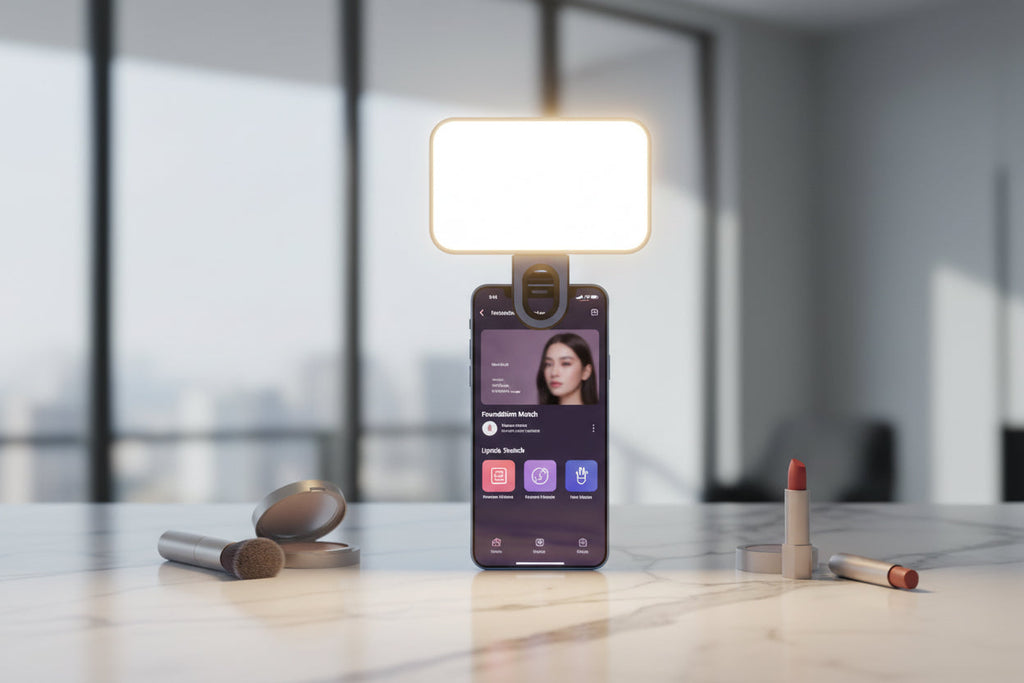 Portable LED Selfie Light - Clip-On