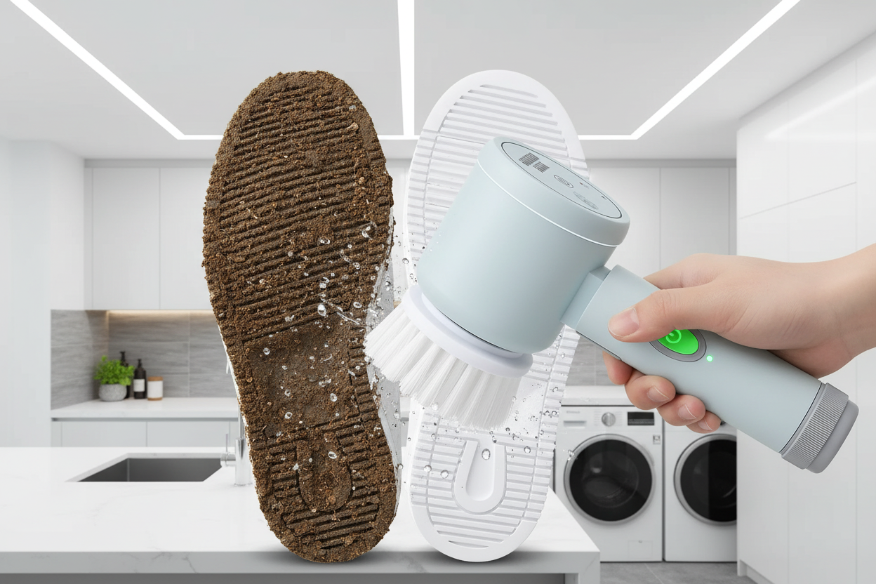 5 in 1 Cordless Spin Scrubber - Brush Heads