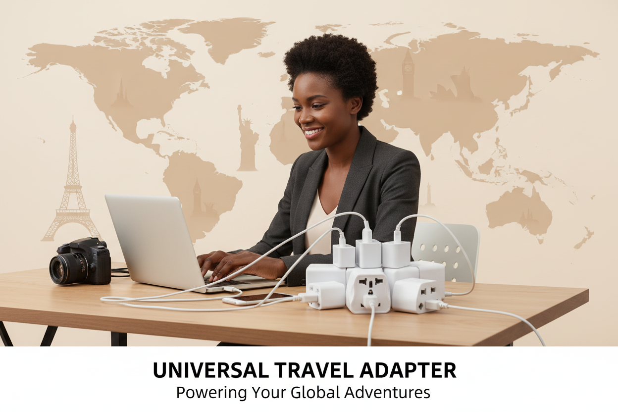 Universal Travel Plug Adapter (EU/US/UK/AU)