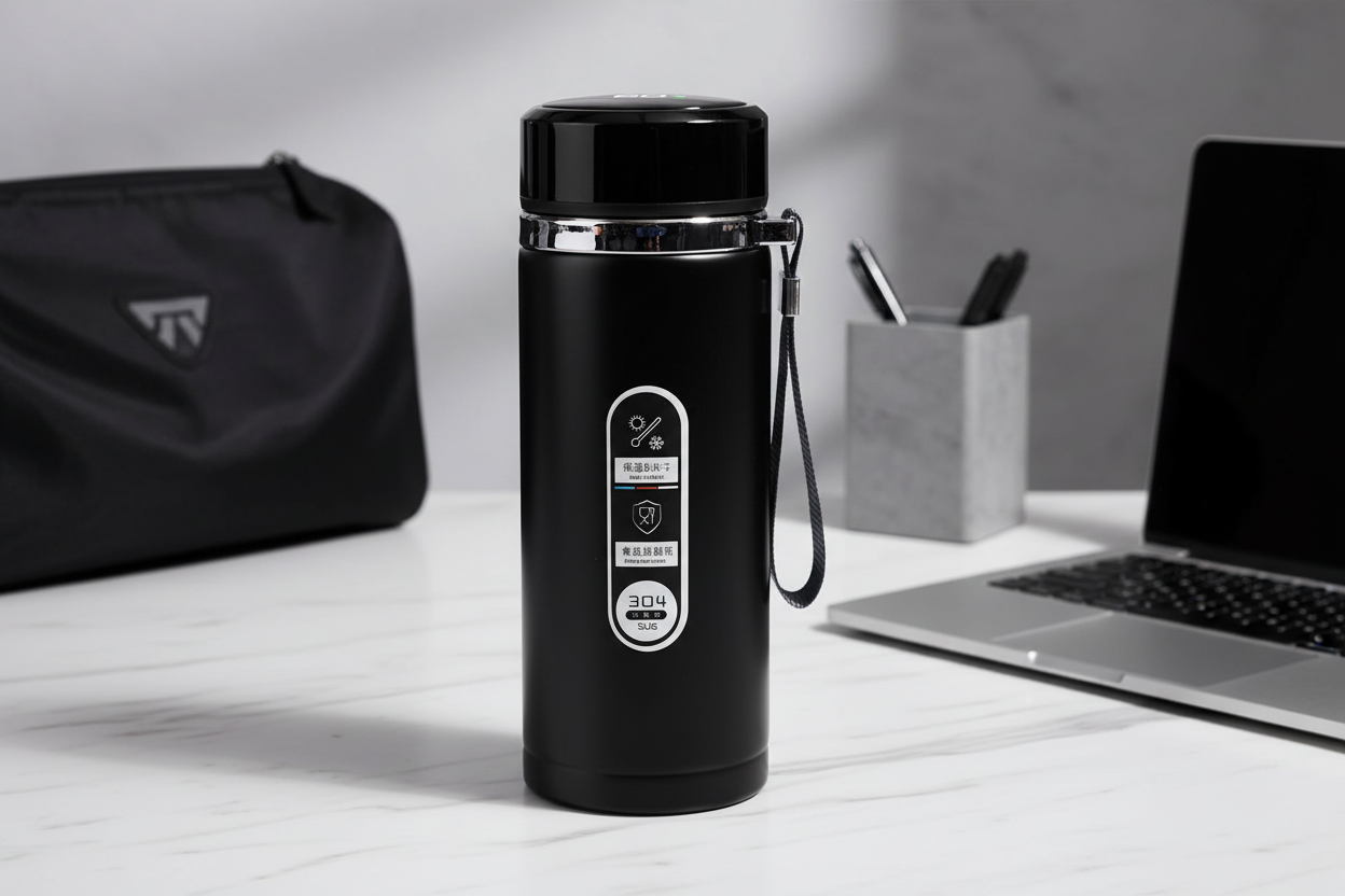 LED Insulated Flask - Temp Display