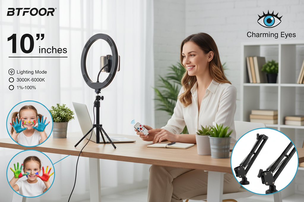 Ring LED Light with Tripod Stand