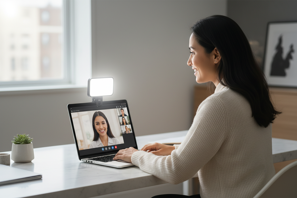 Portable LED Selfie Light - Clip-On