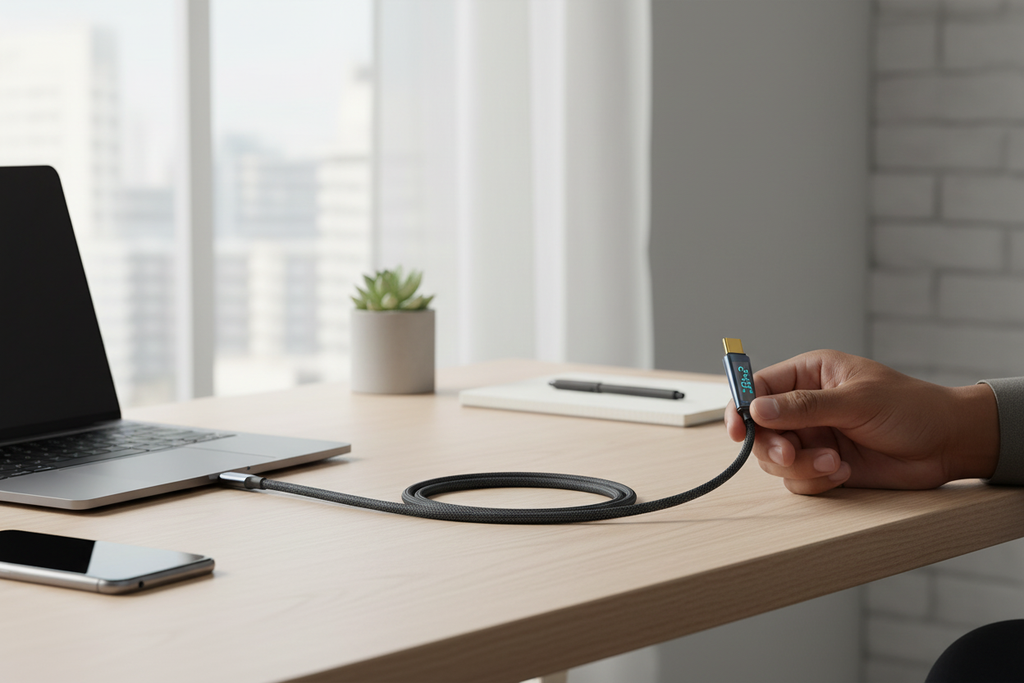 Fast Charge C-Cable - 240W / Digital Display