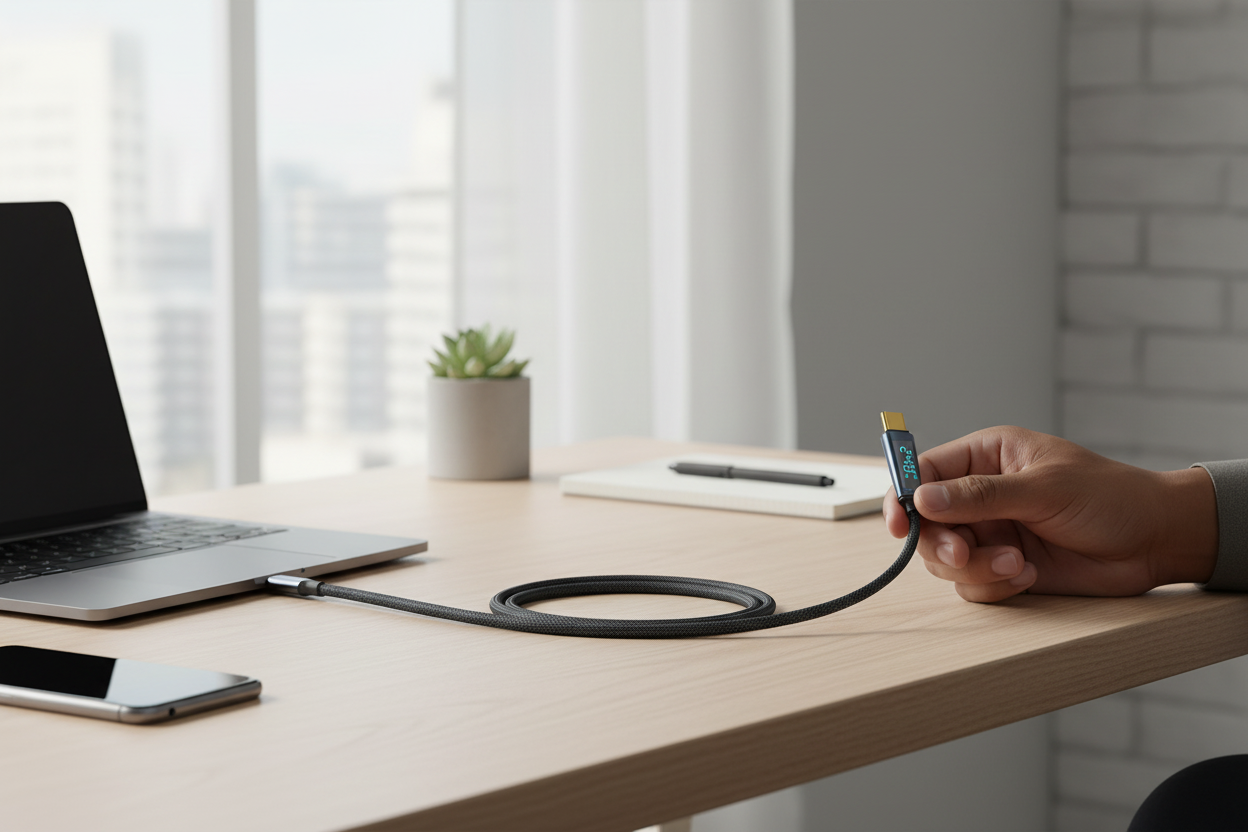 Fast Charge C-Cable - 240W / Digital Display
