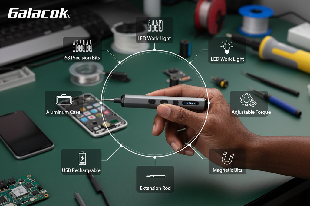 68-in-1 Electric Screwdriver Set