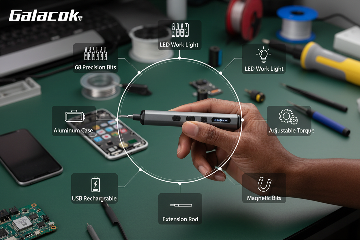 68-in-1 Electric Screwdriver Set