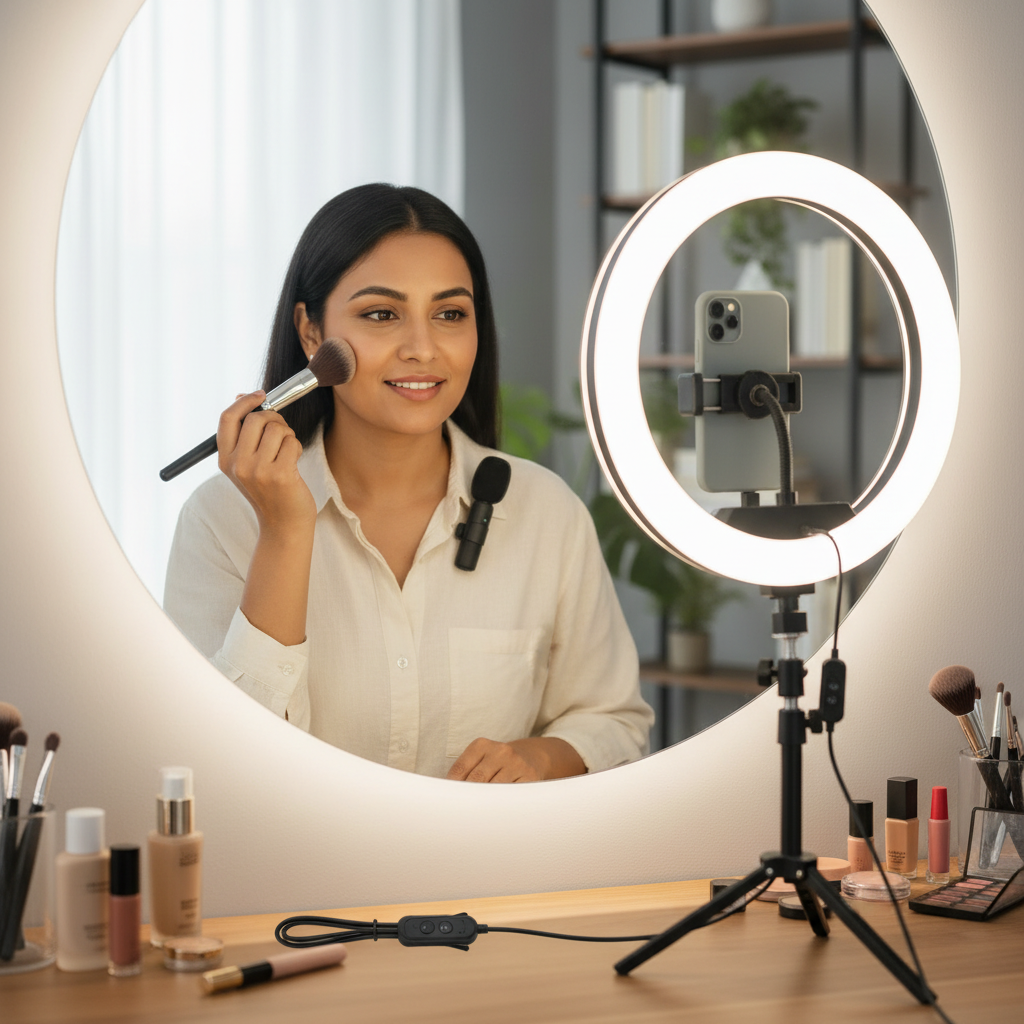 Ring LED Light with Tripod Stand