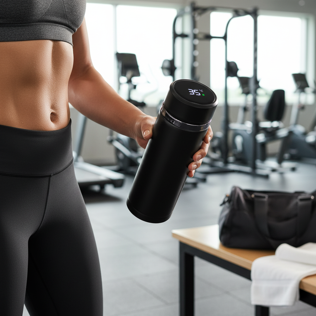 LED Insulated Flask - Temp Display