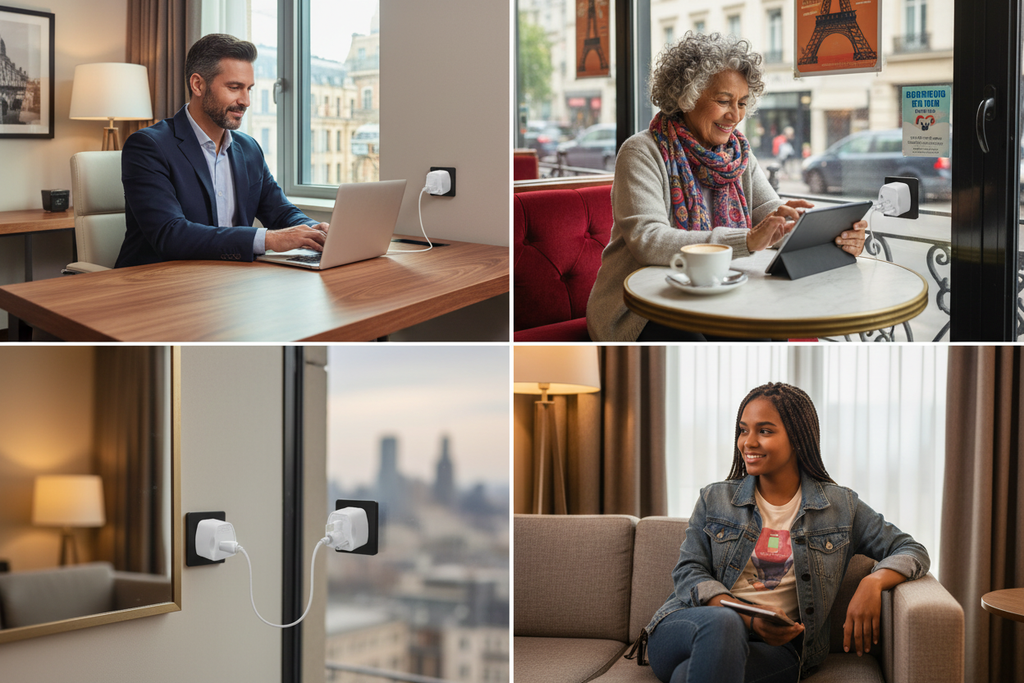 Universal Travel Plug Adapter (EU/US/UK/AU)