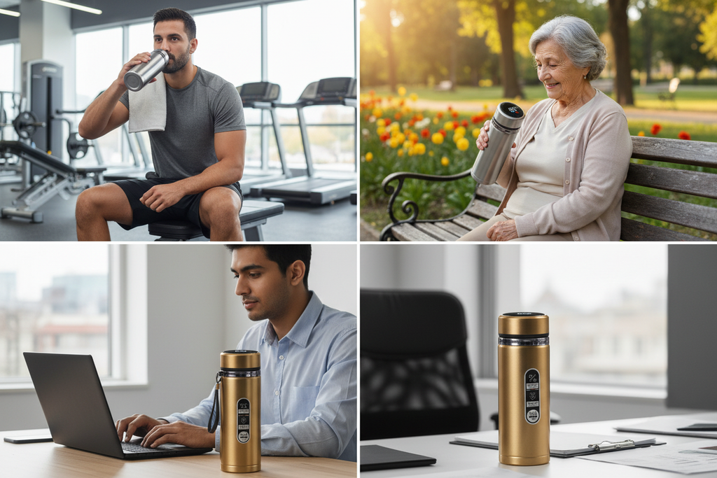 LED Insulated Flask - Temp Display